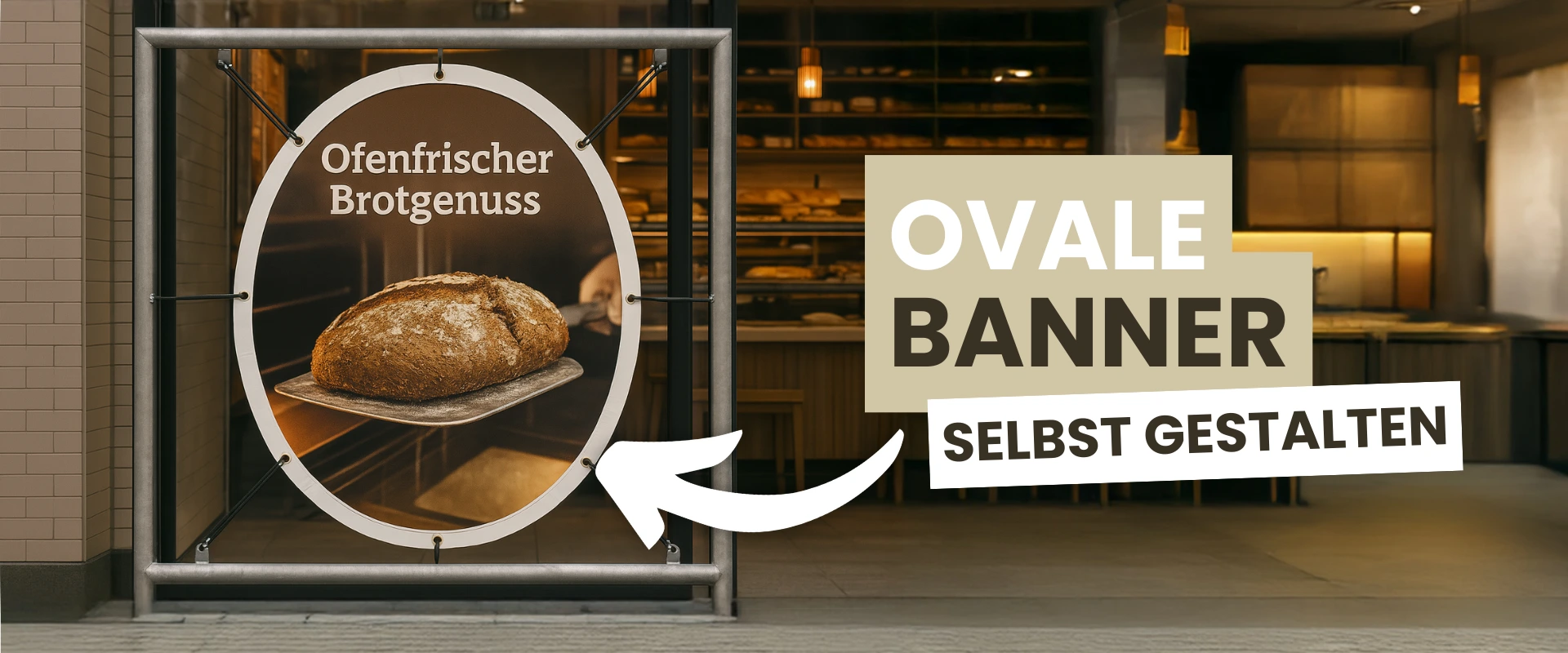 Ovale Banner selbst gestalten