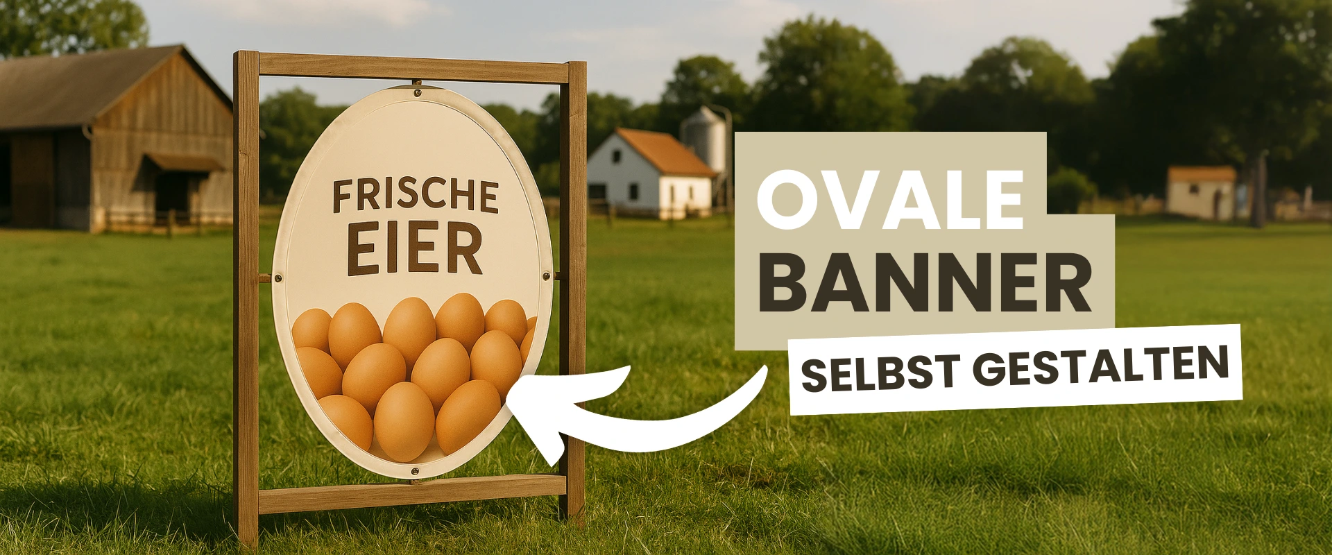 Ovale Banner selbst gestalten